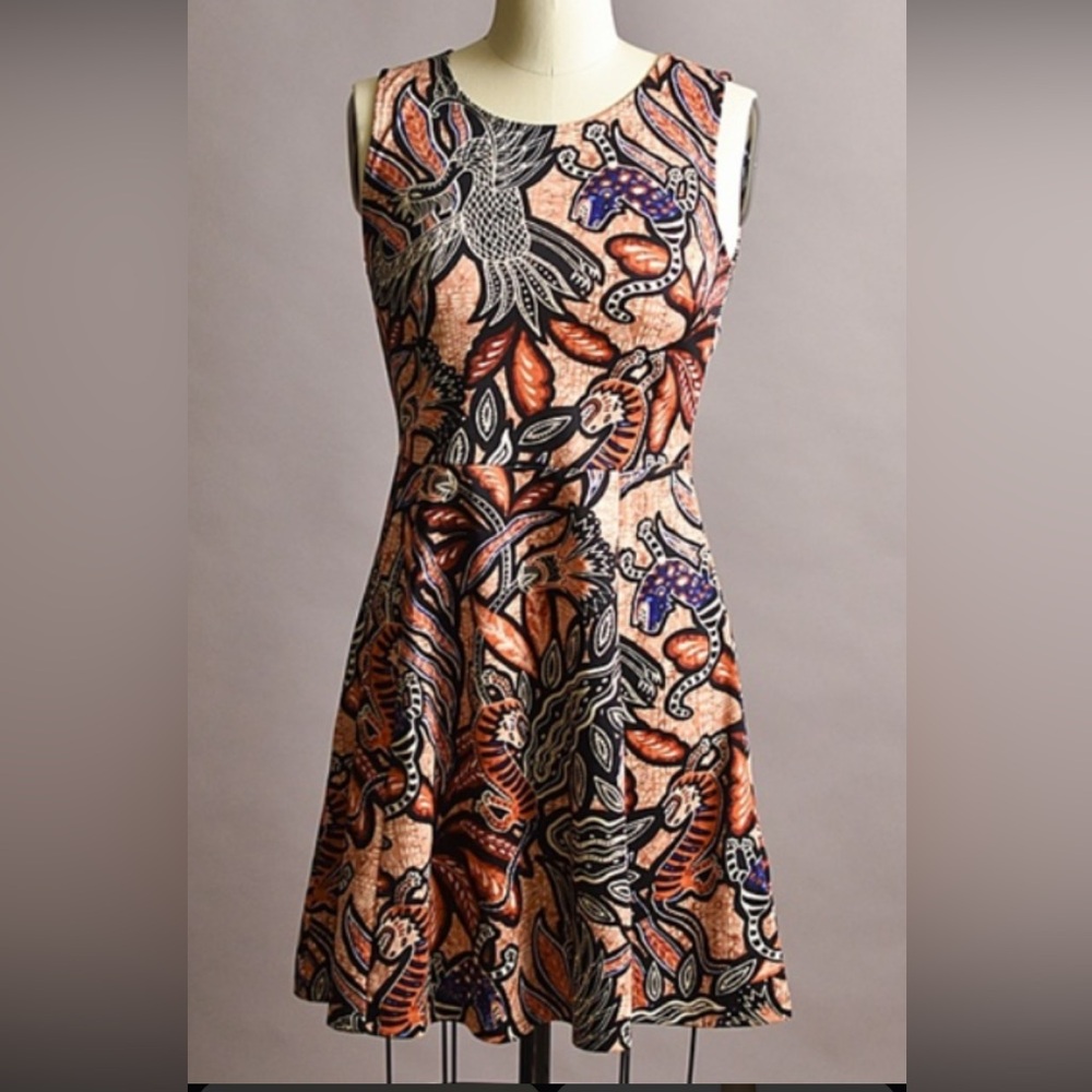 H&M-animal & outdoor designs, cutout back dress